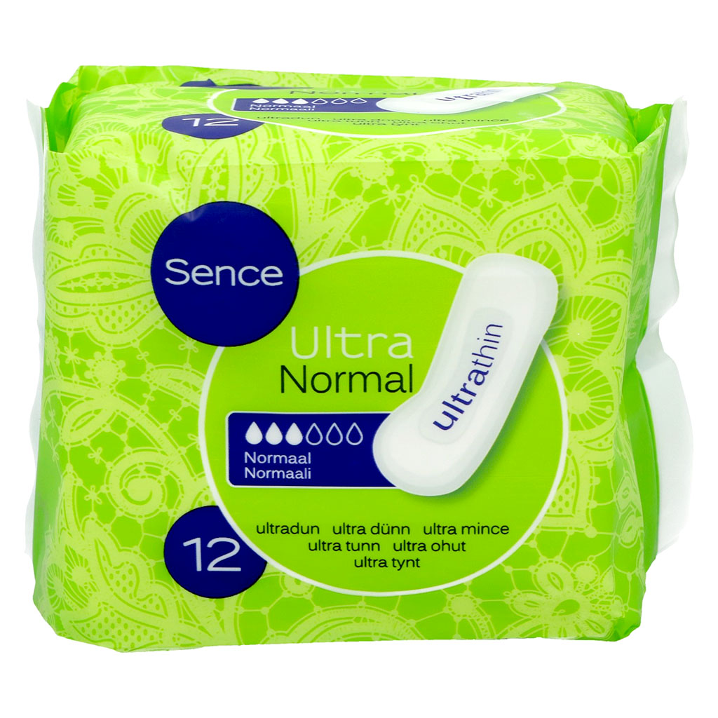 Sence Sanitary Napkins Normal 12Pcs